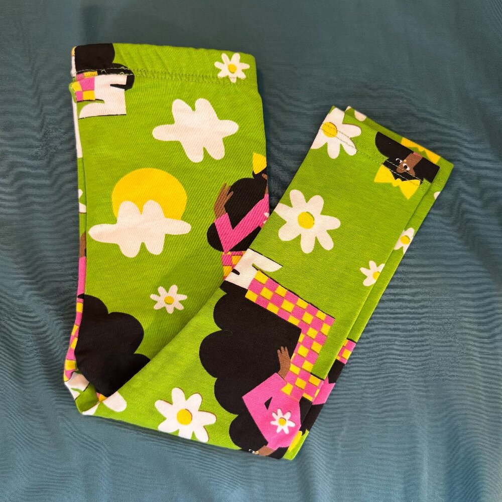 Nooworks Checkered Ladies Kids Legging NWOT